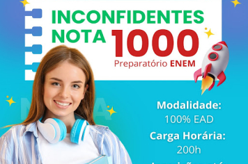  ( Abertas as inscrições  ) Preparatório -  ENEM 2025 com apoio gratuito